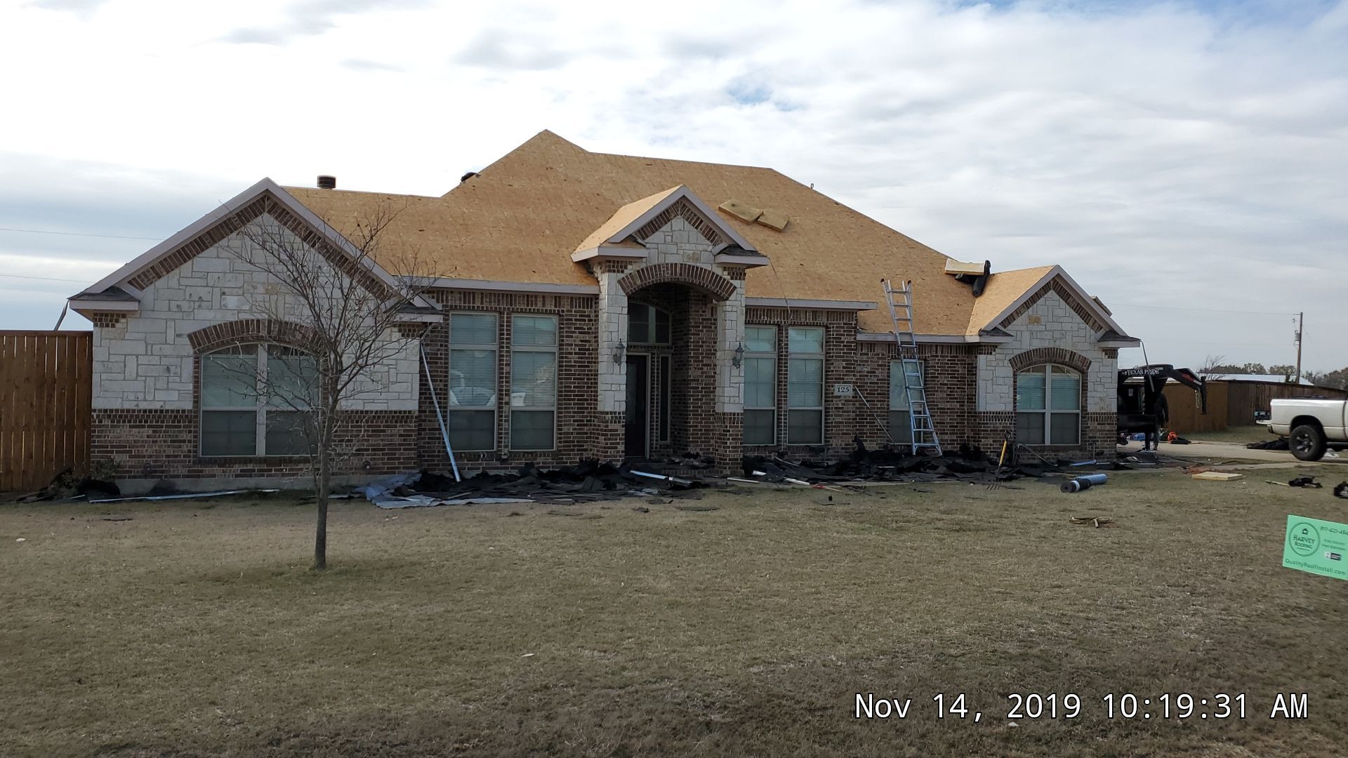 Residential Roofing Installation using Malarkey Legacy Scotchgard Shingles by Harvey Roofing & Construction