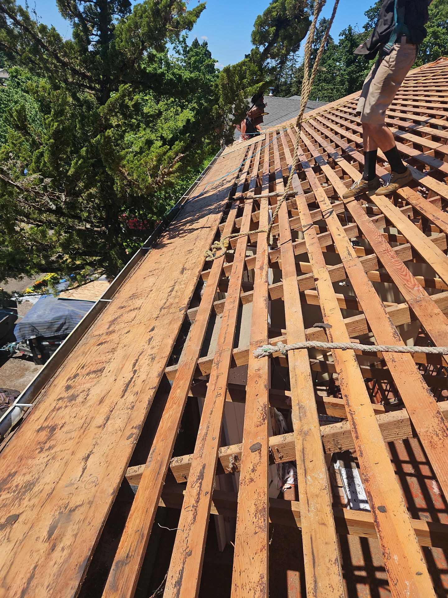Residential Roofing Installation using IKO Dynasty (Color: Granite Black) by Orezona Building & Roofing Company, Inc.