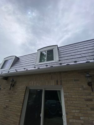 Metal work using Vicwest True Natuer. Metal Shingle