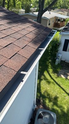 Turtle Shell gutter protection installation in Elgin, IL 60123, photograph 4