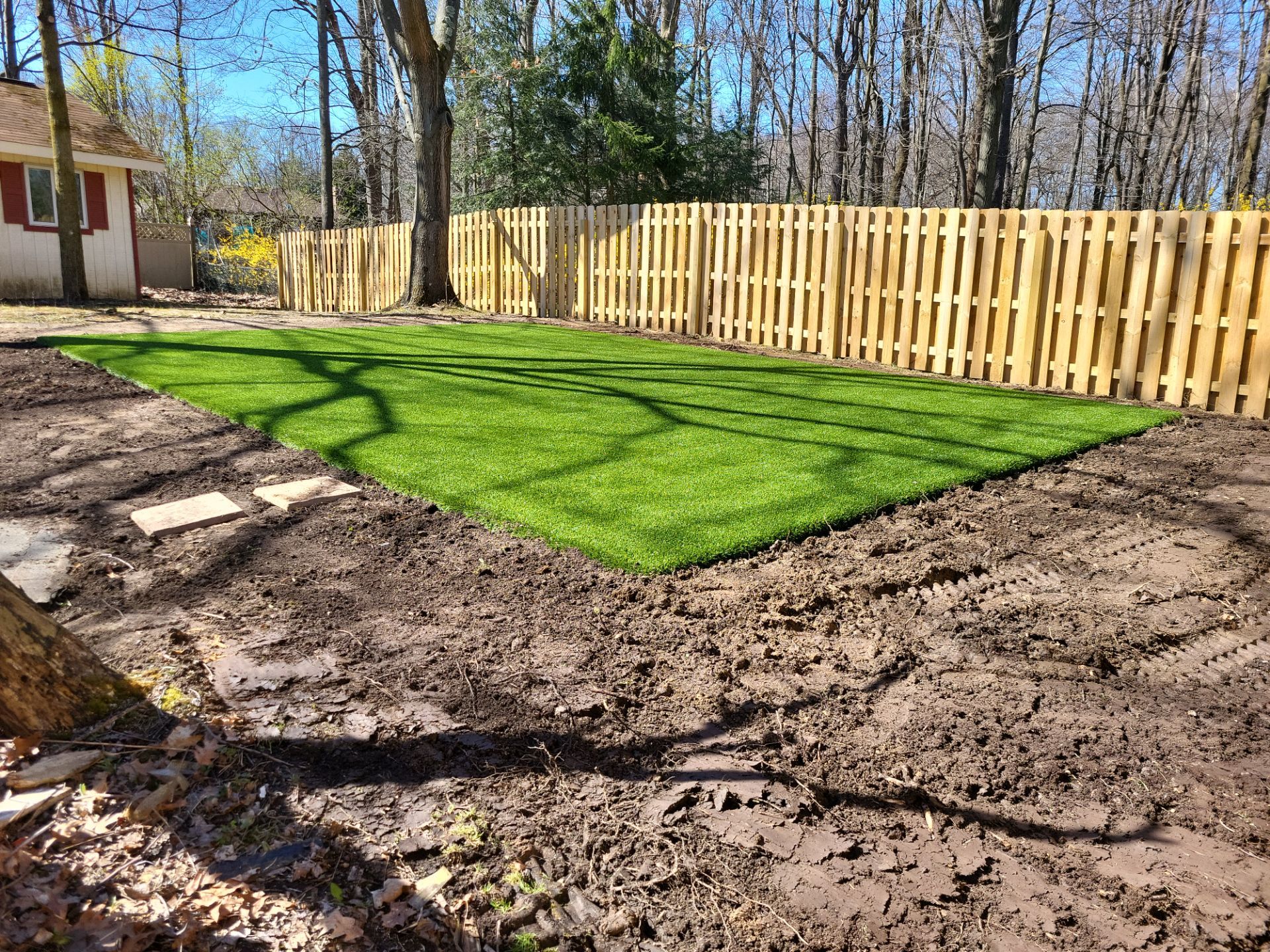 Backyard Play Area in Valley View, Ohio by Southwest Greens Midwest