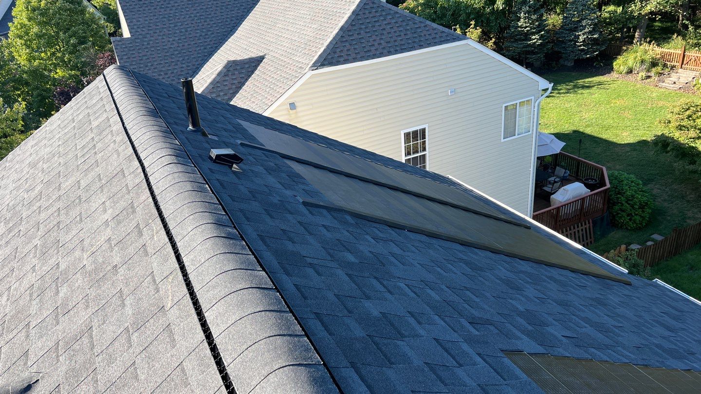 GAF Timberline Solar Roof Ellicott City, MD by American Home Contractors
