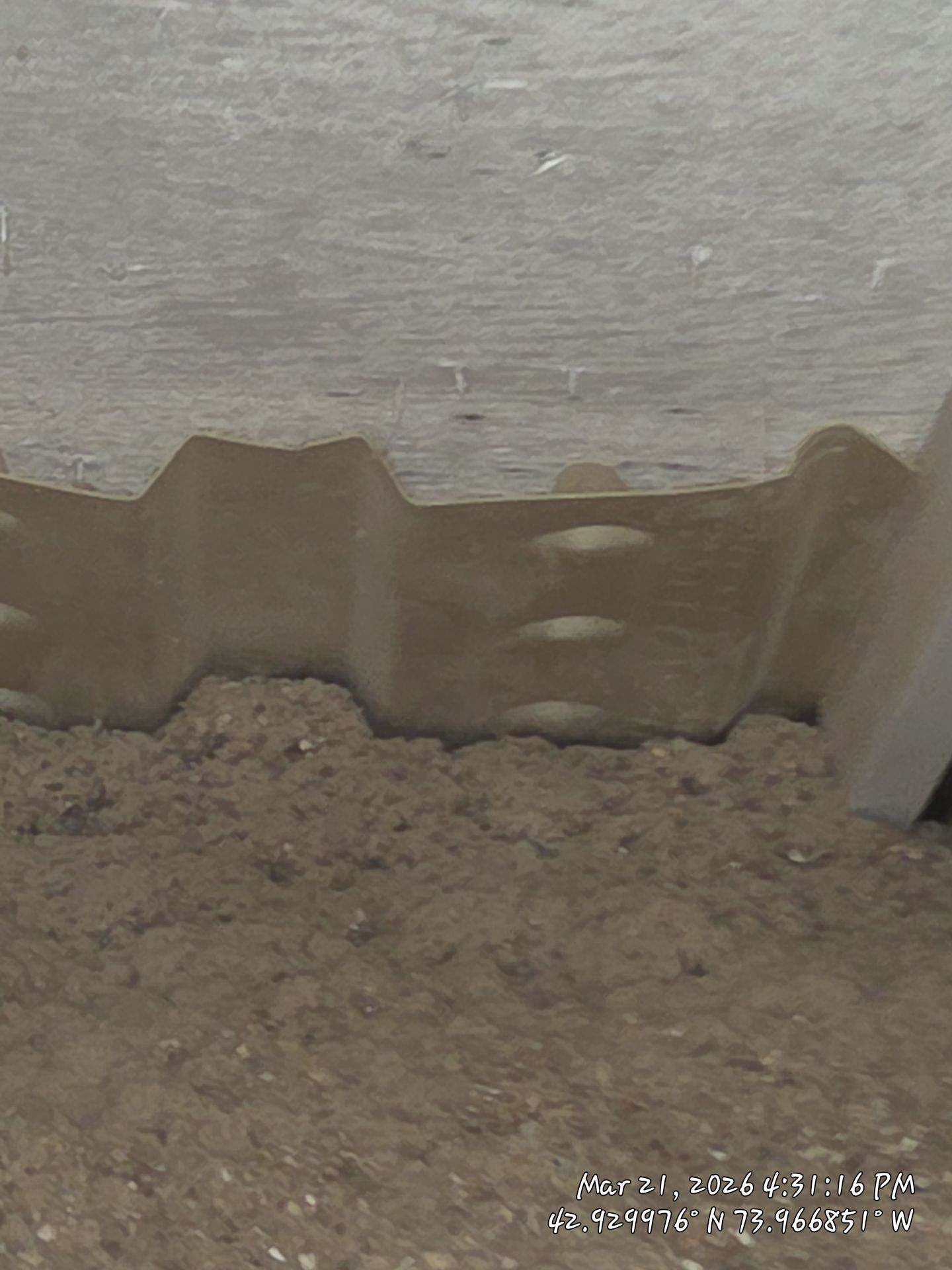 Cellulose walkway Rim by Saffron Elite Home Performance & Building Science