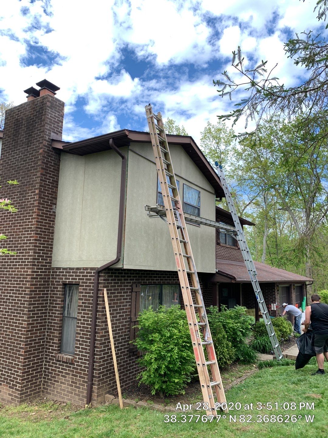 Old to New Tudor Style Fiber Cement Update  by Secure Construction Company Inc