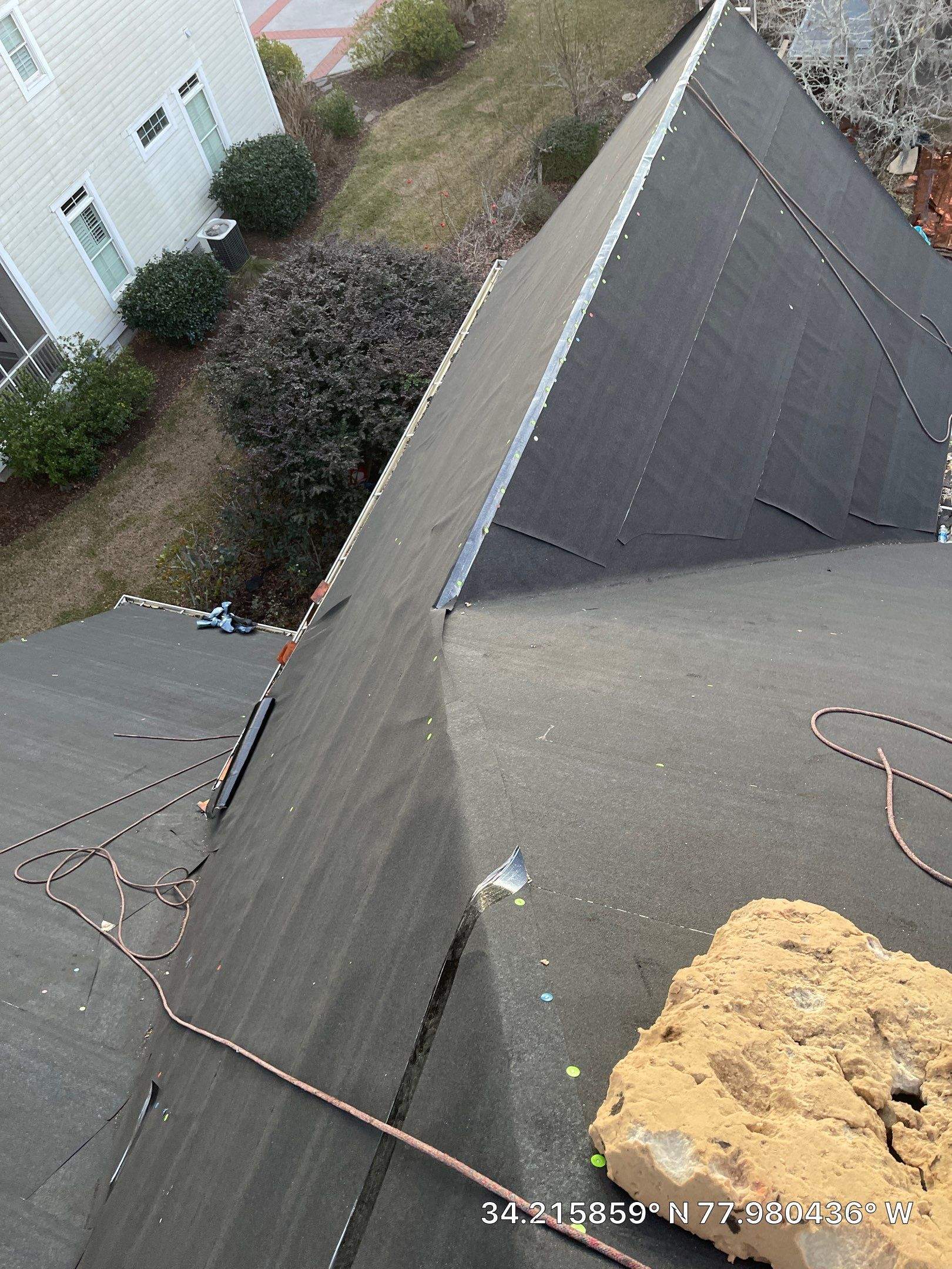 Insurance Claim Storm Damage Restoration with Skylight Replacement in Leland, NC by RGR Construction and Roofing, LLC