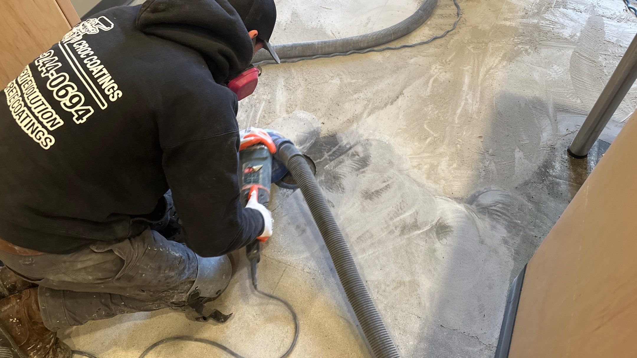 Commercial Kitchen Floor Transformation using Mt Everest by Croc Coatings, LLC