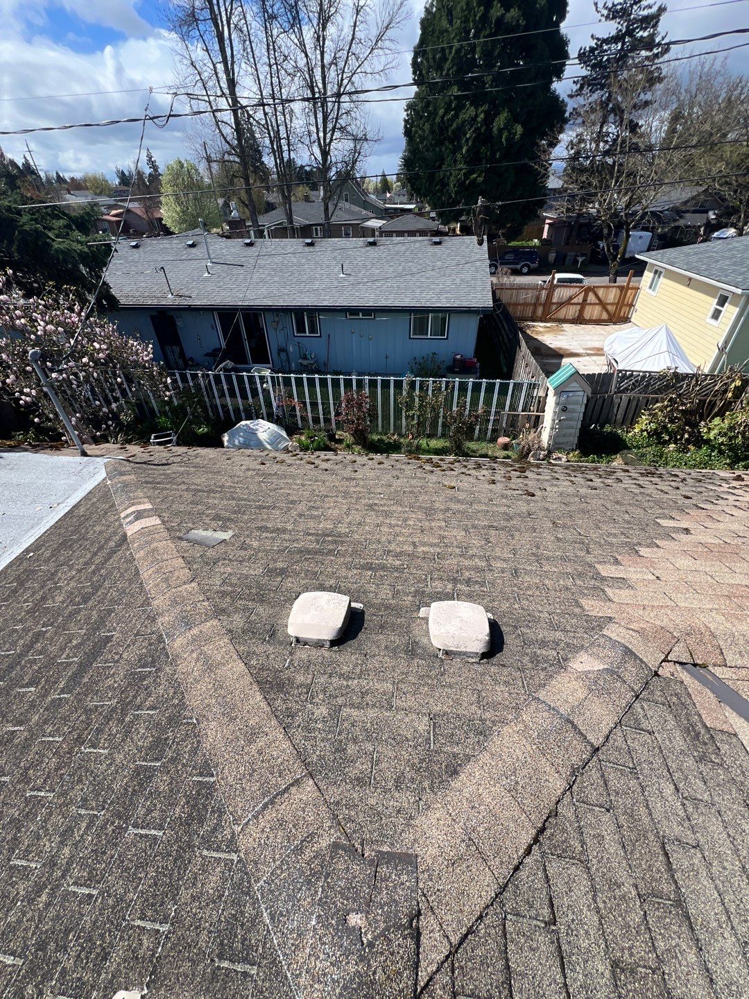 Residential Roofing Installation using IKO Dynasty (Color: Driftshake) by Orezona Building & Roofing Company, Inc.