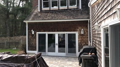 Gutter Installation using 5" Leaf Relief K-Style Aluminum Gutter
