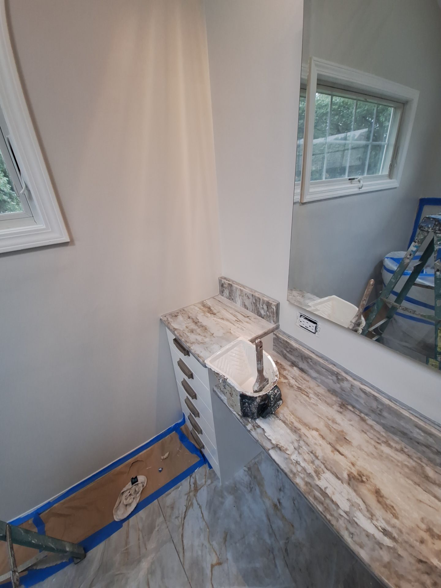 Interior Renovation and Multi-Level Deck Staining in Norton Shores by Gordon Painting
