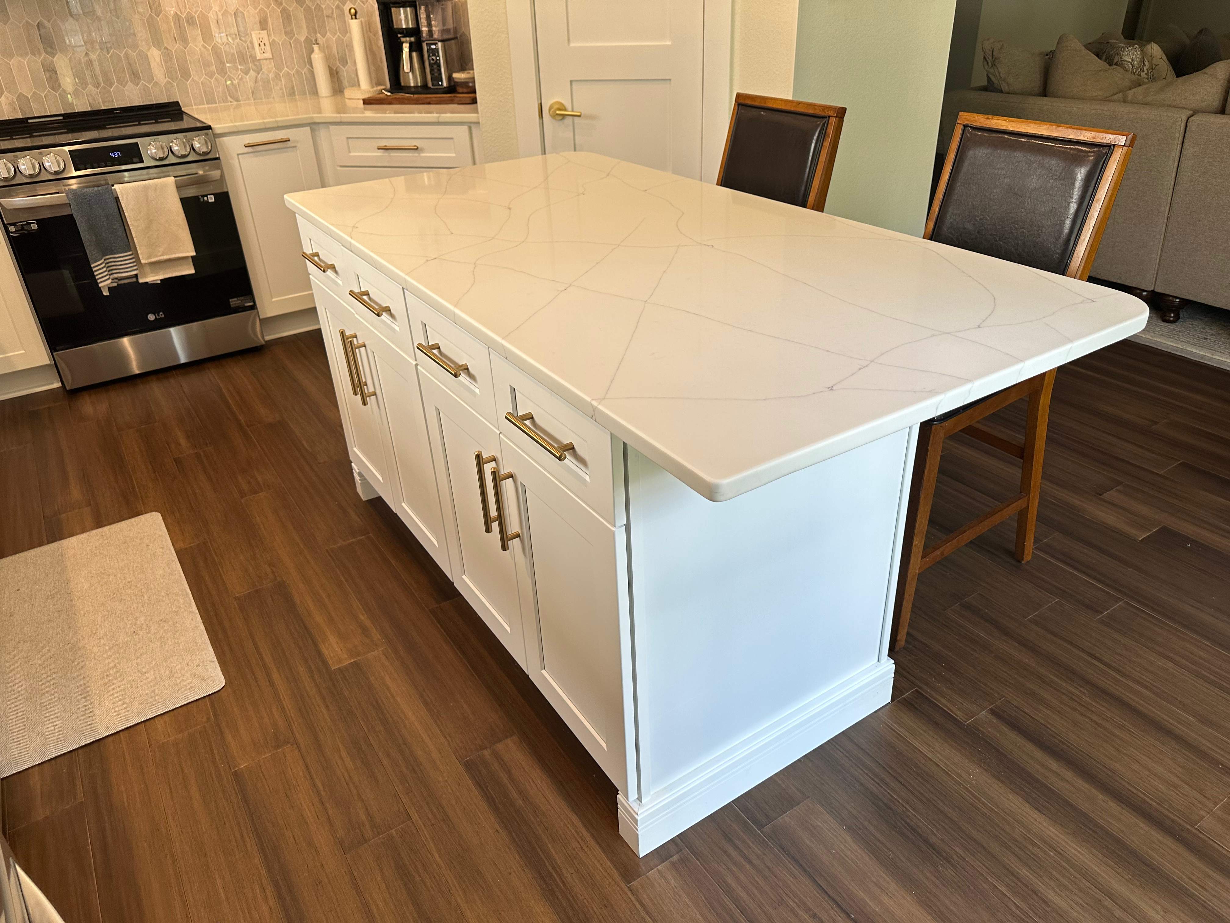Churchill Estates Kitchen Remodel | Bright White Kitchen in San Antonio by Legacy Bath and Kitchen 