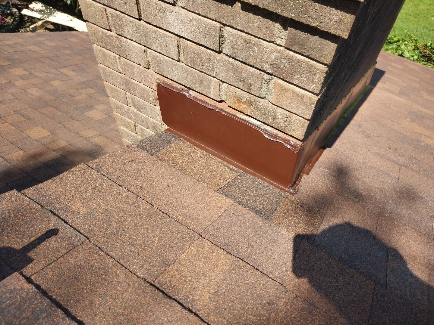 Syler roofing job by BROCK BUILDERS 