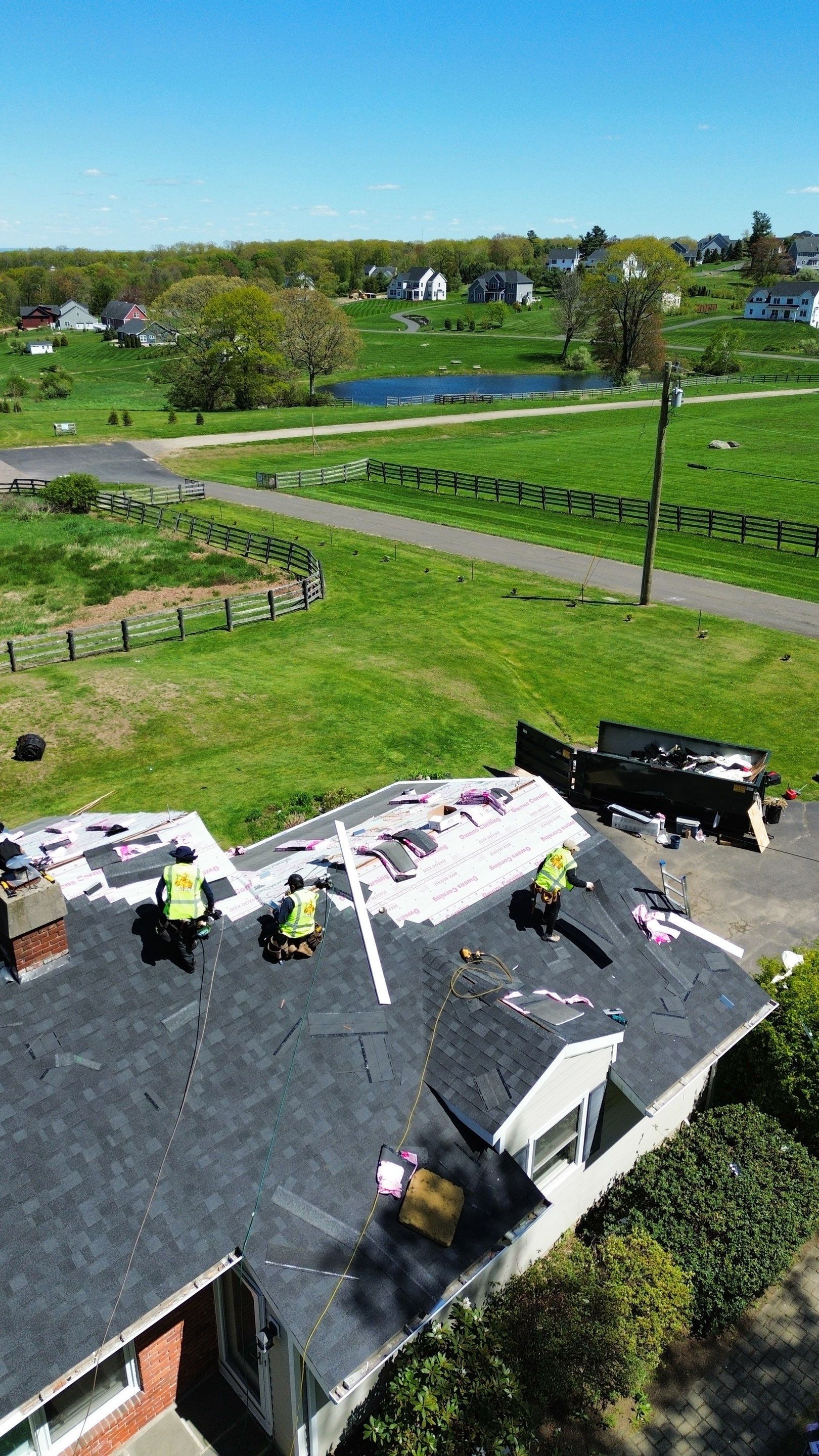 Owens Corning Duration: Onyx Black in Burlington, Connecticut by Golden Shield Roofing