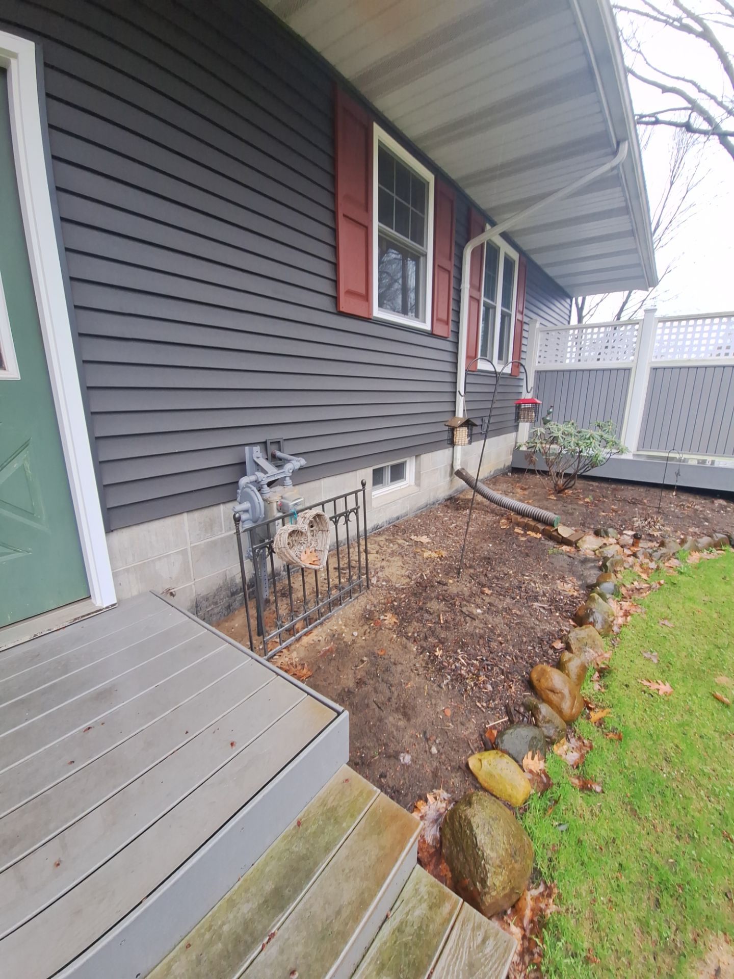 Exterior Foundation Painting in Muskegon Michigan by Gordon Painting