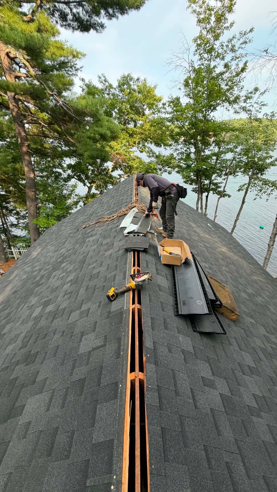 π Fresh Owens Corning Roof in Waterboro, Maine! π² by Tall pine roofing
