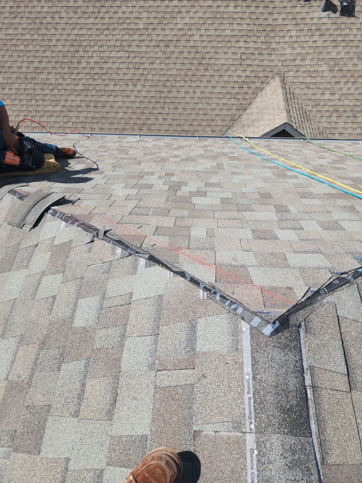 Residential Roofing Installation using Owen's Corning Duration (Lifetime) Shingles by Roof Repair Company
