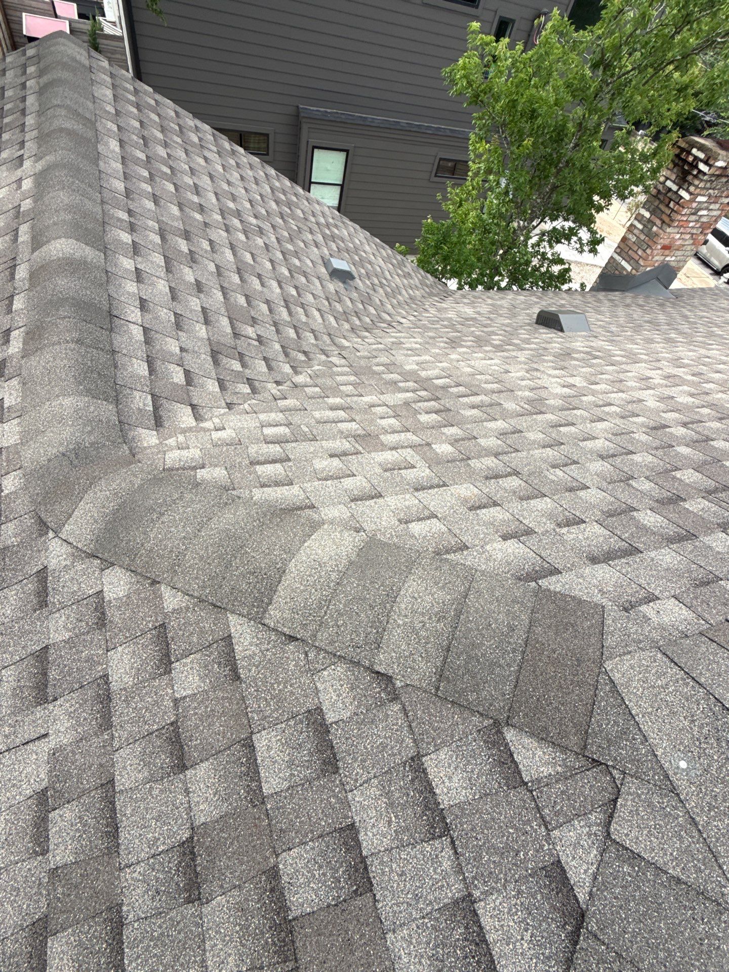 Residential Roof Replacement using GAF - HDZ - Weathered Wood by Action Exteriors Austin