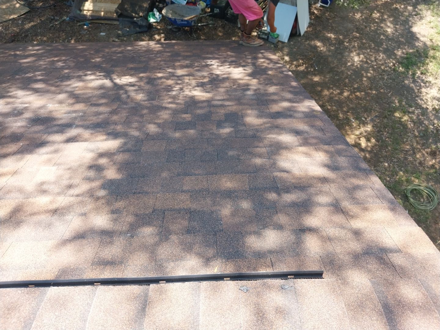 Syler roofing job by BROCK BUILDERS