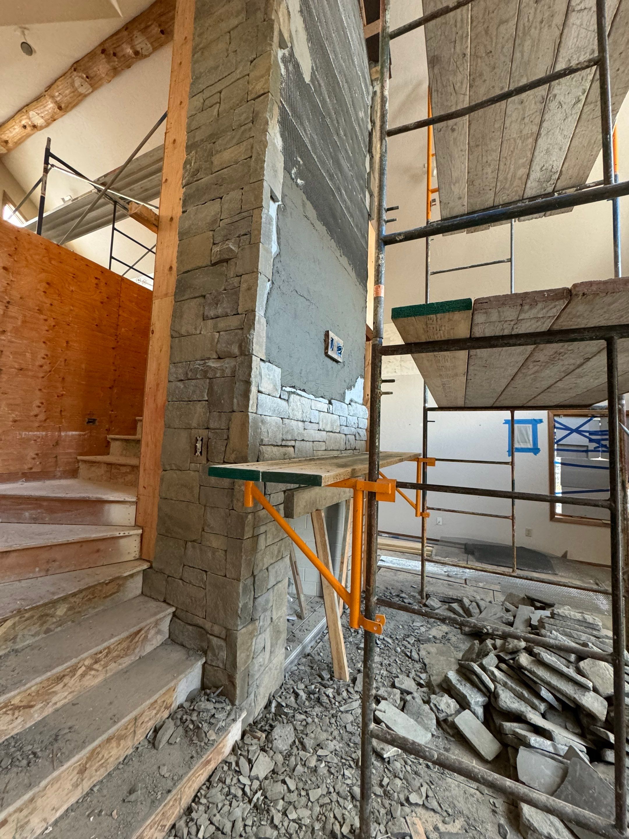 Renovation Project in Big Sky by Blue Room Construction LLC