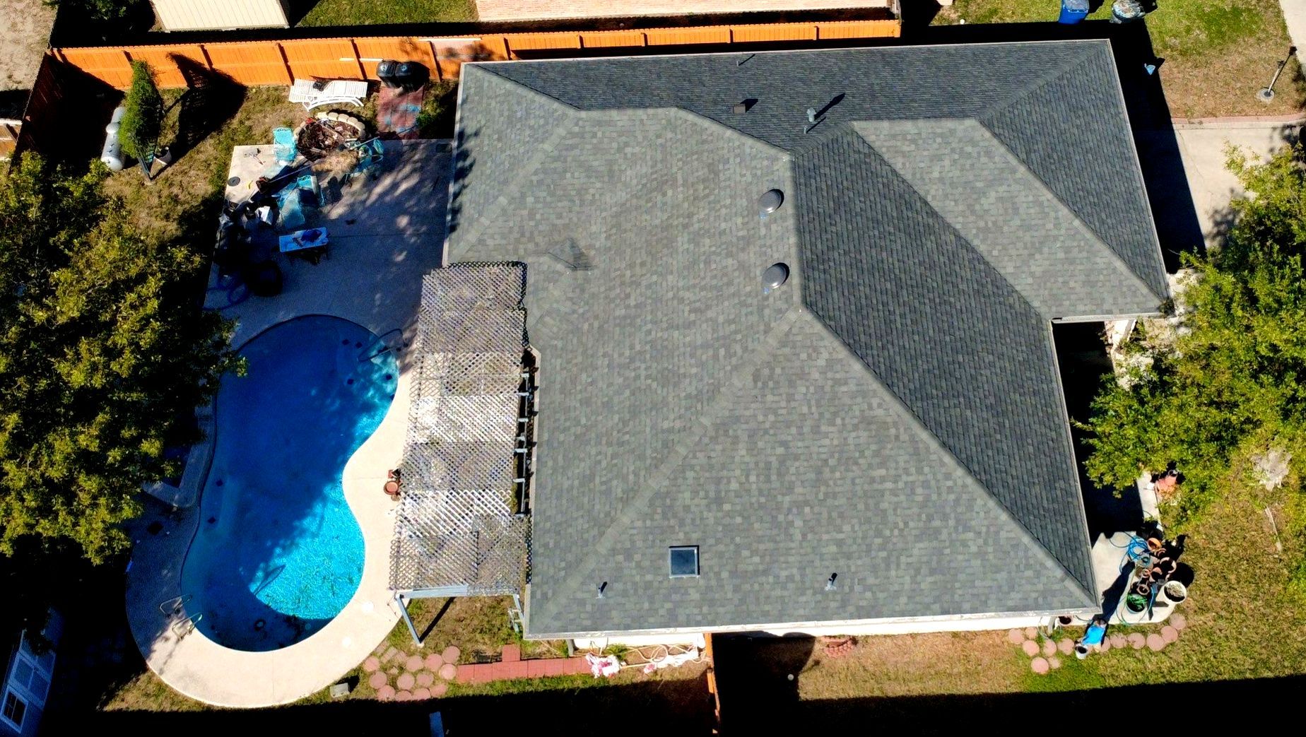 Roofing Replacement using Owens Corning Oakridge Shingles  by Trace Roofing & Construction