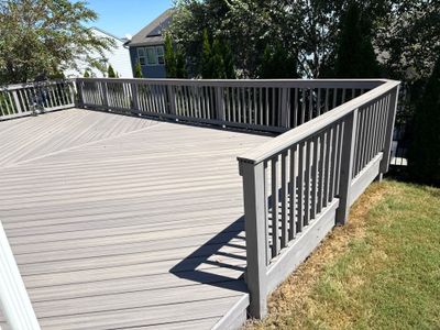 Wood Deck using Wood Stain