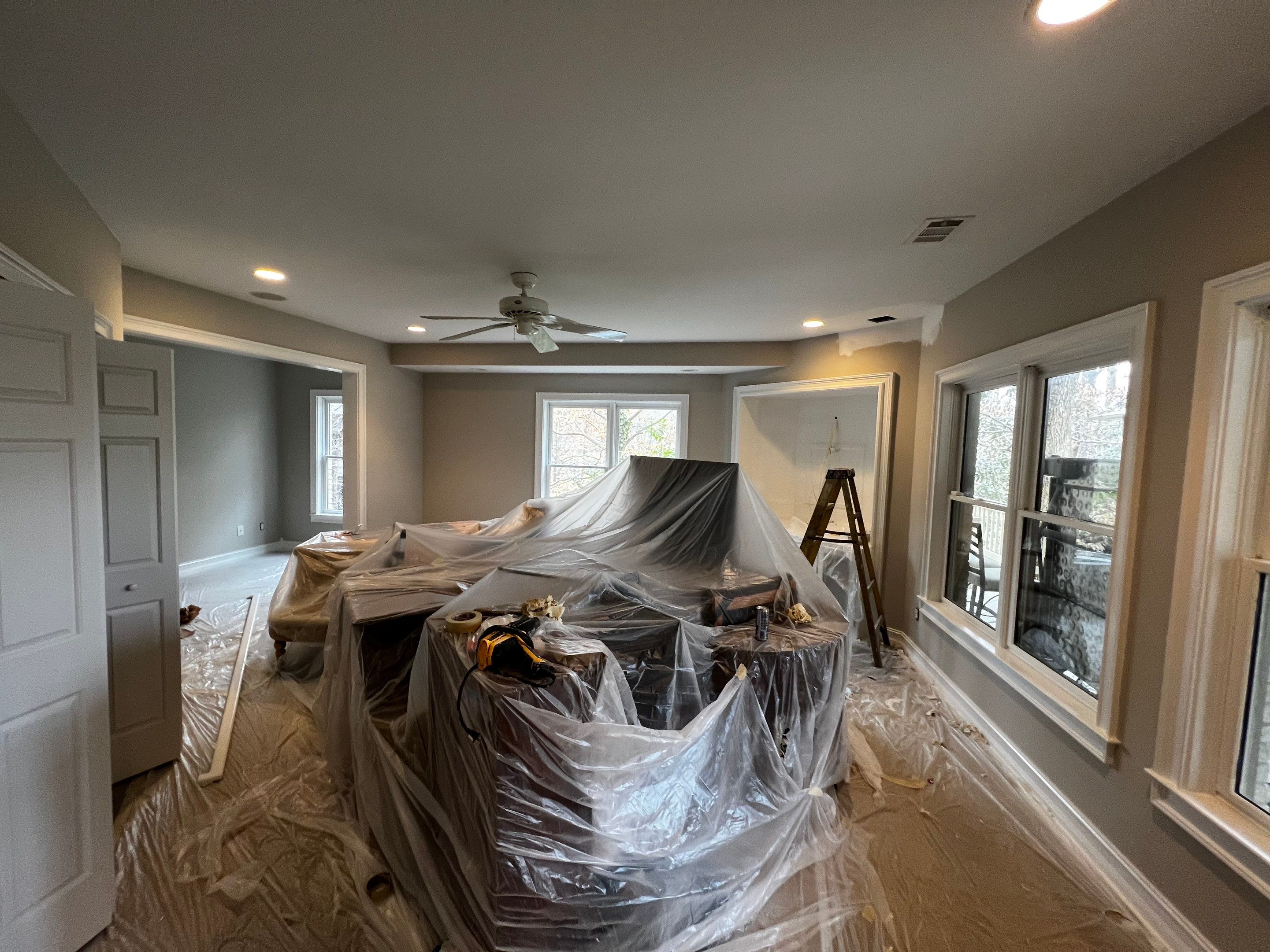 Comprehensive Interior Painting for a Multi-Level Atlanta Residence by Swift Home Renovations