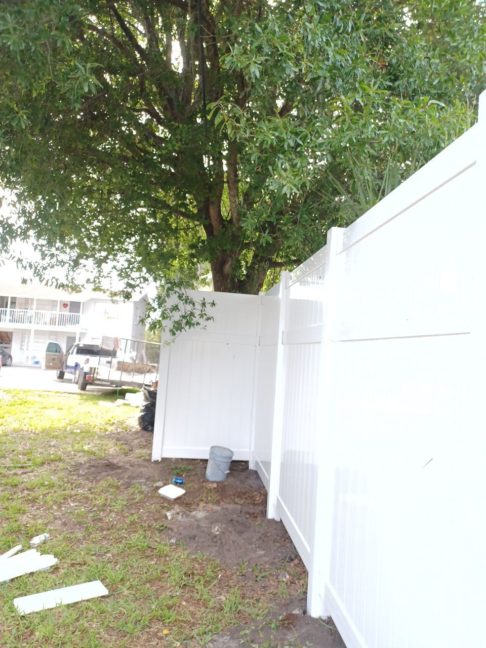 Bradenton, FL 6+2 White Vinyl Privacy Fence  by Asap fence and gates, LLC