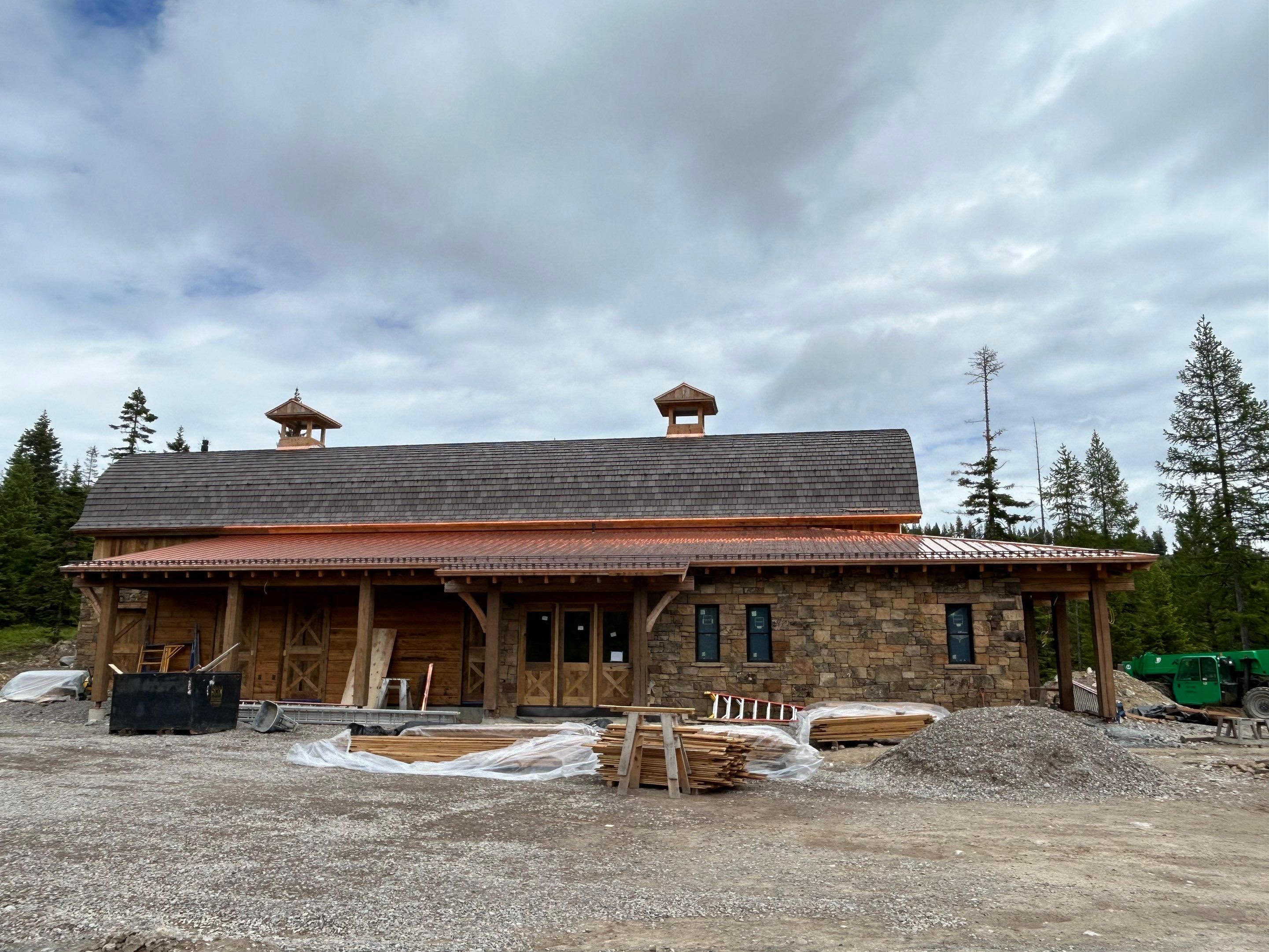 Horse Barn Install  by Montana Roofing Solutions