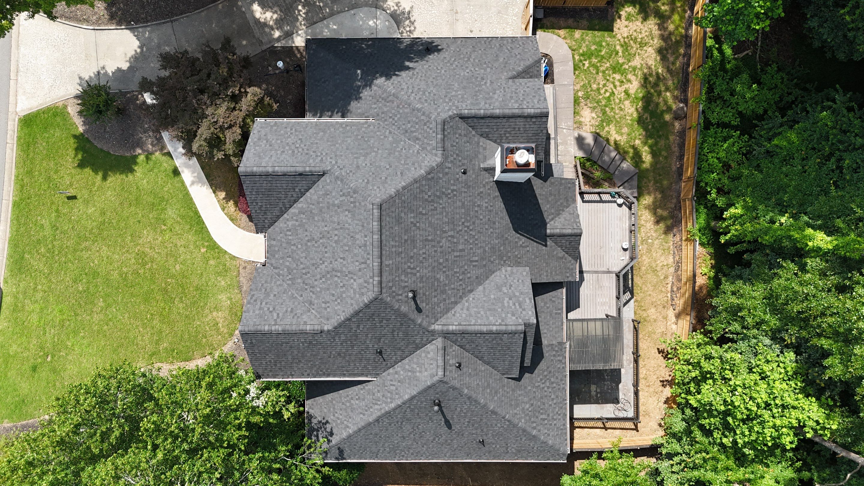 Alpharetta, GA Roof Replacement CertainTeed Landmark Charcoal  by Reset Roofing