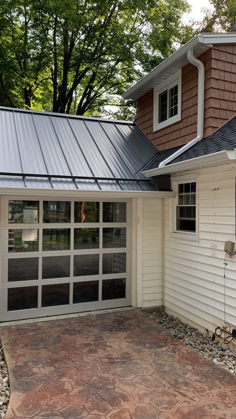 New CertainTeed Presidential Shake Roof with Standing Seam Accents  by Runyon & Sons Roofing