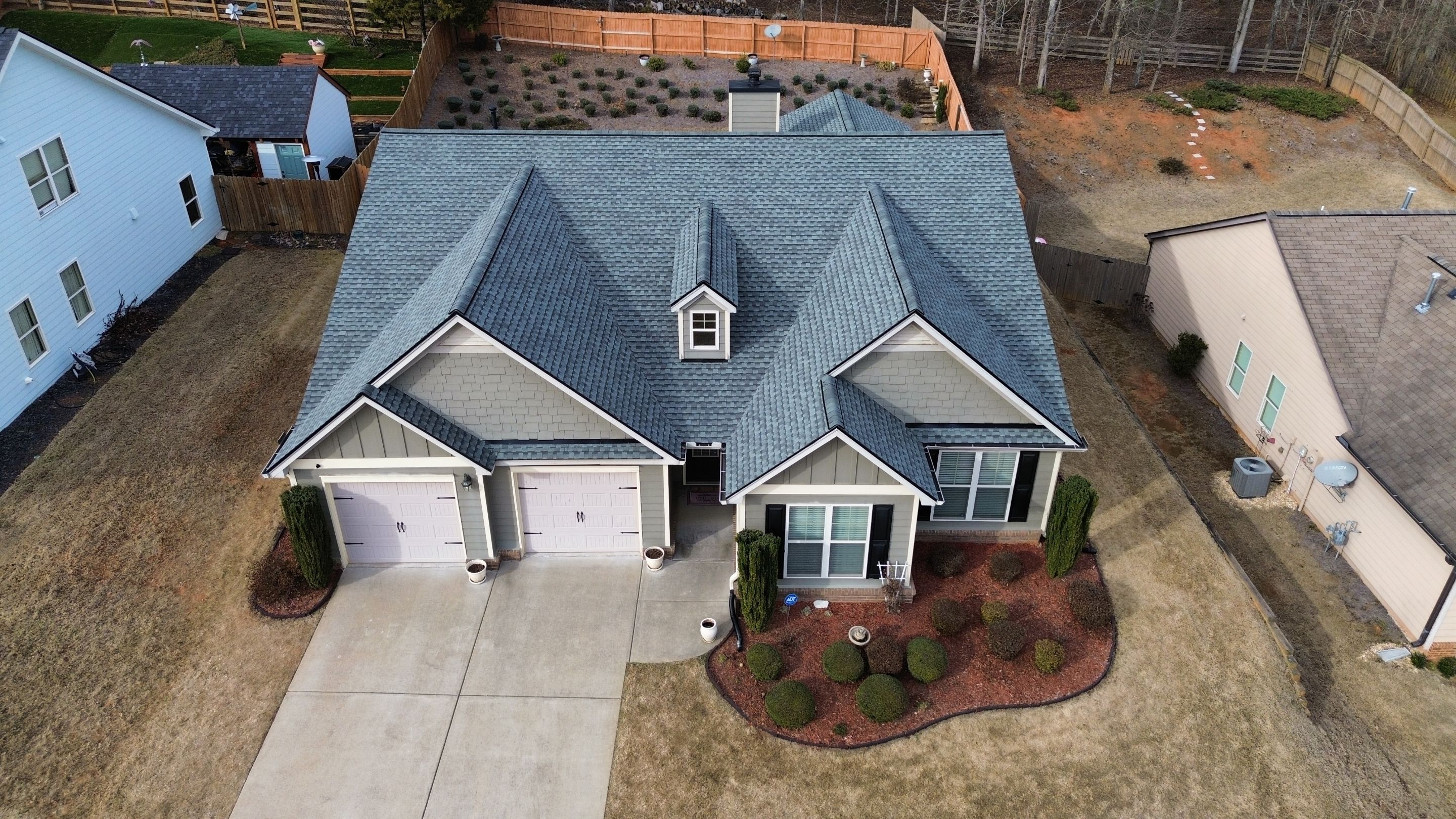 Cumming, GA Roof Replacement, GAF Ultra HDZ Slate by Reset Roofing