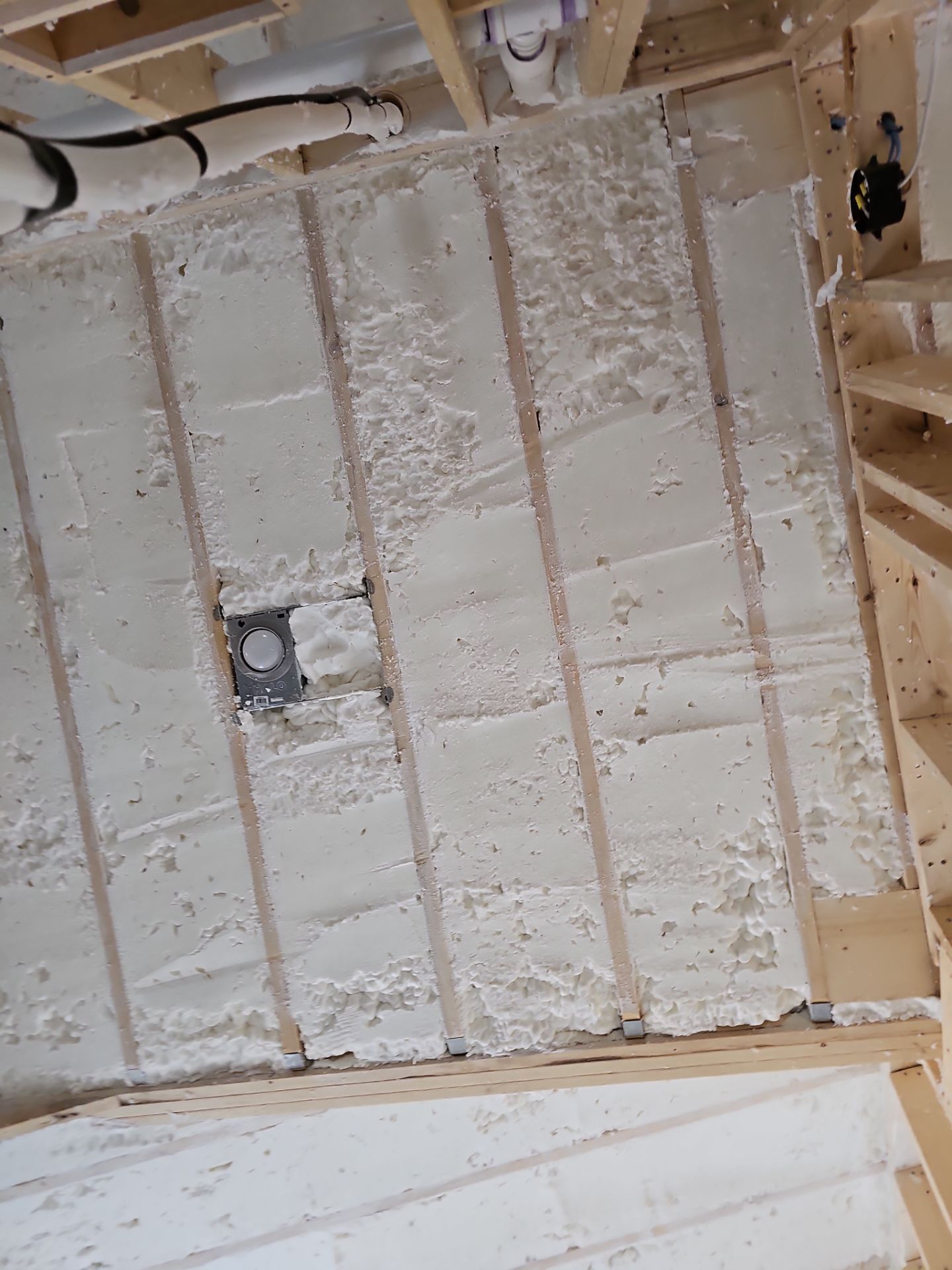Spray Foam Insulation using open cell spray foam by NYS Foam & Energy