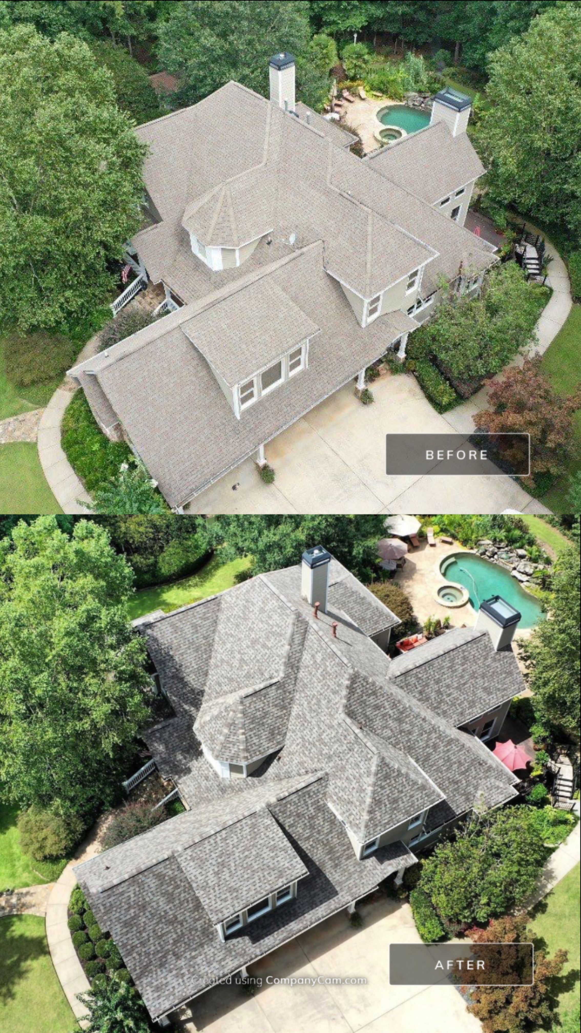 Residential Roofing Installation using Atlas Pinnacle Pristine - Majestic Shake by Rainstoppers Roofing