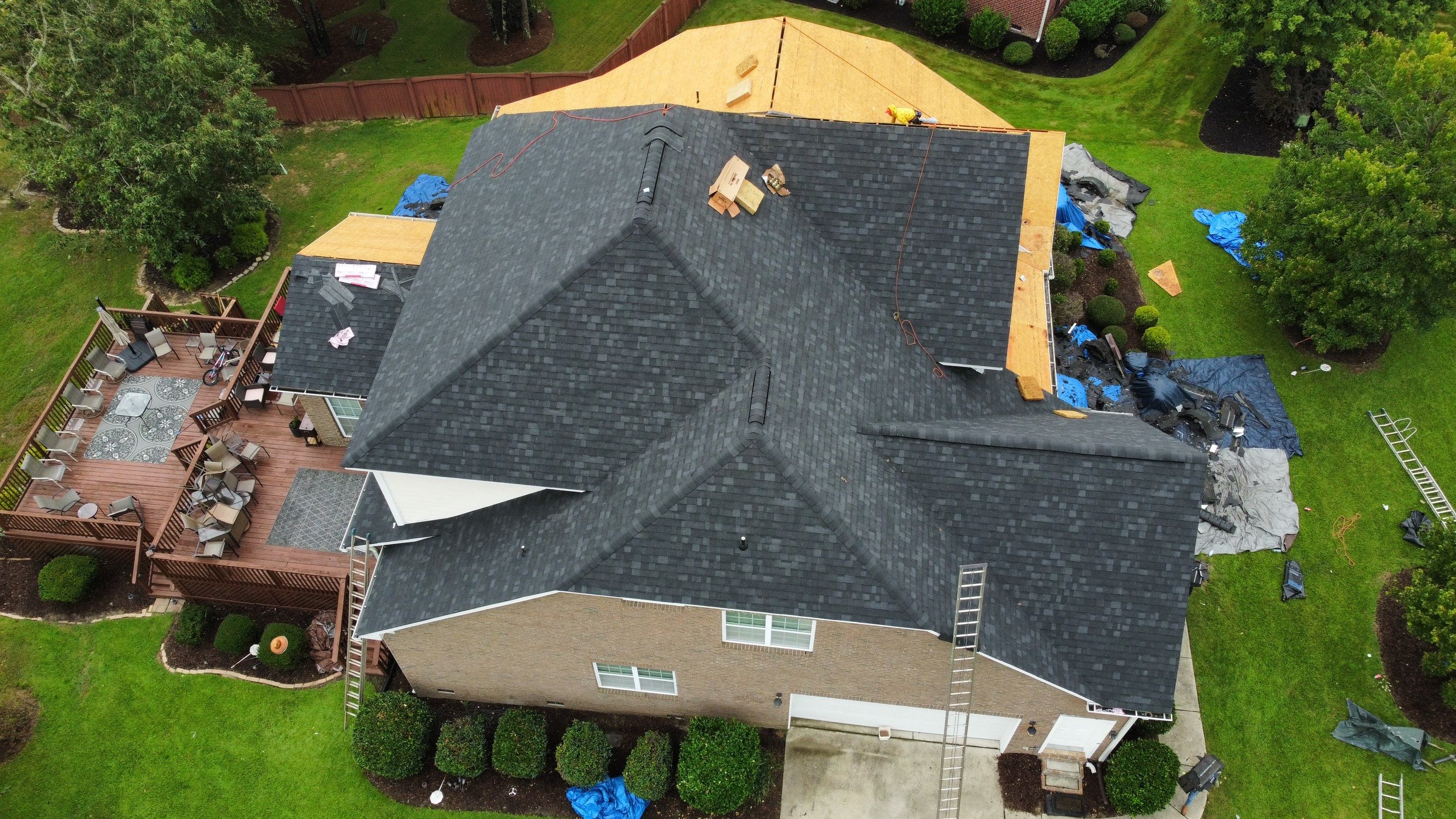 New Hail Damage Roof Replacement  by Midlands Roofing & Exteriors
