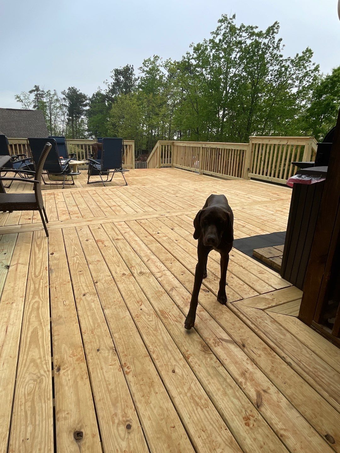 Scout Ridge - Deck Installation  by Pillar and Pine