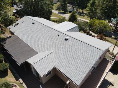 Residential Roofing Installation using GAF Timberline HDZ Fox Hollow Grey