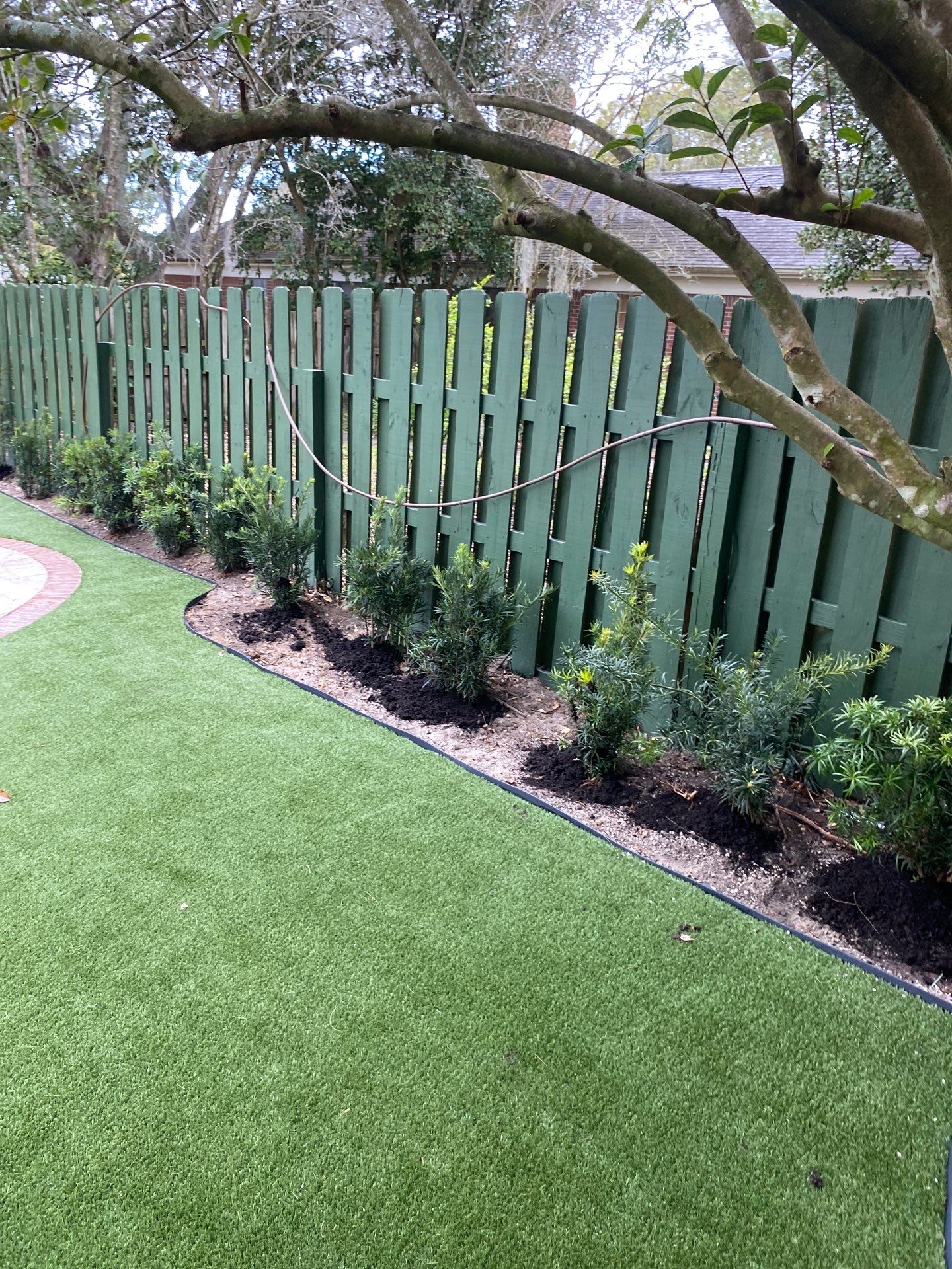 Deerwood Resident | Pine Bark Installation by ProGreen Services