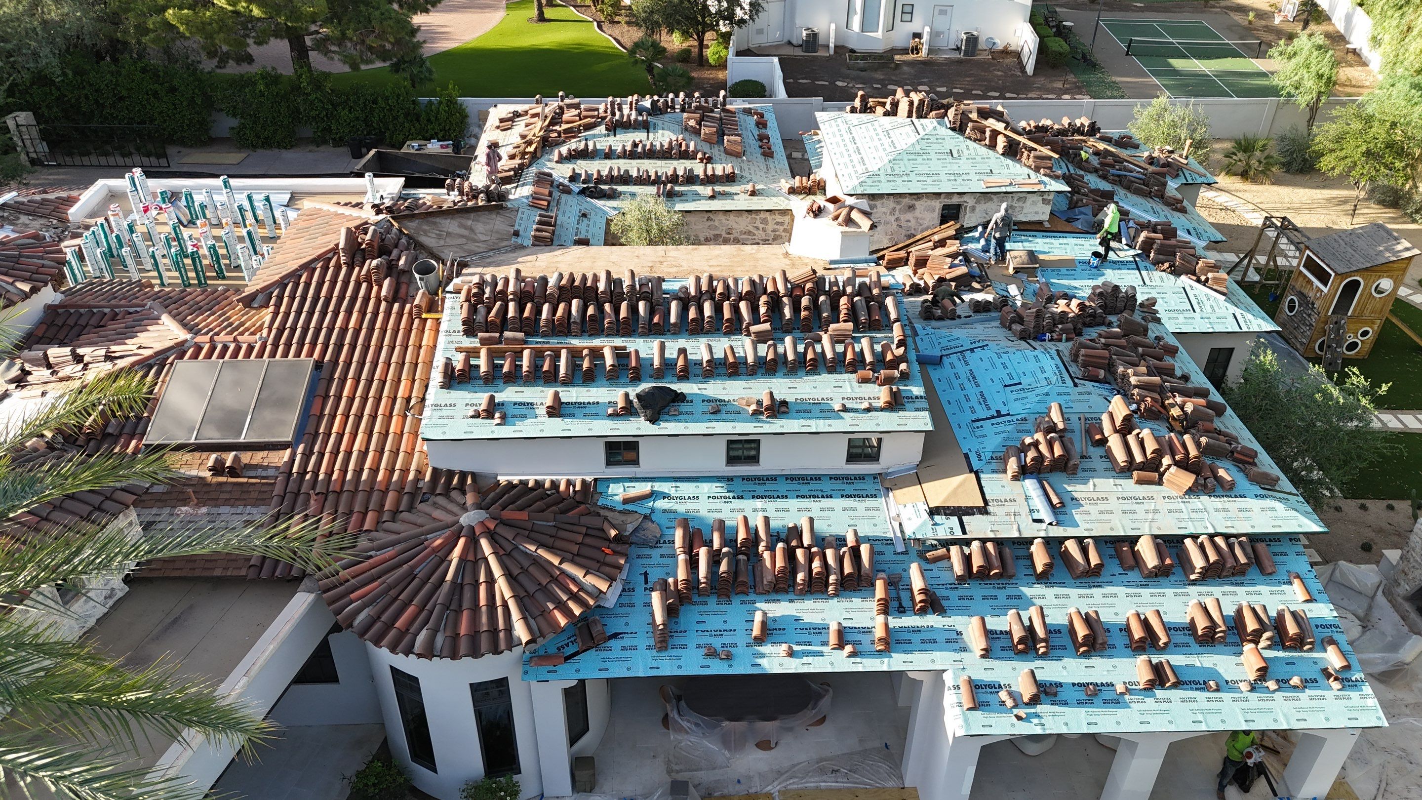 Project in Paradise Valley, AZ by Saint Roofing
