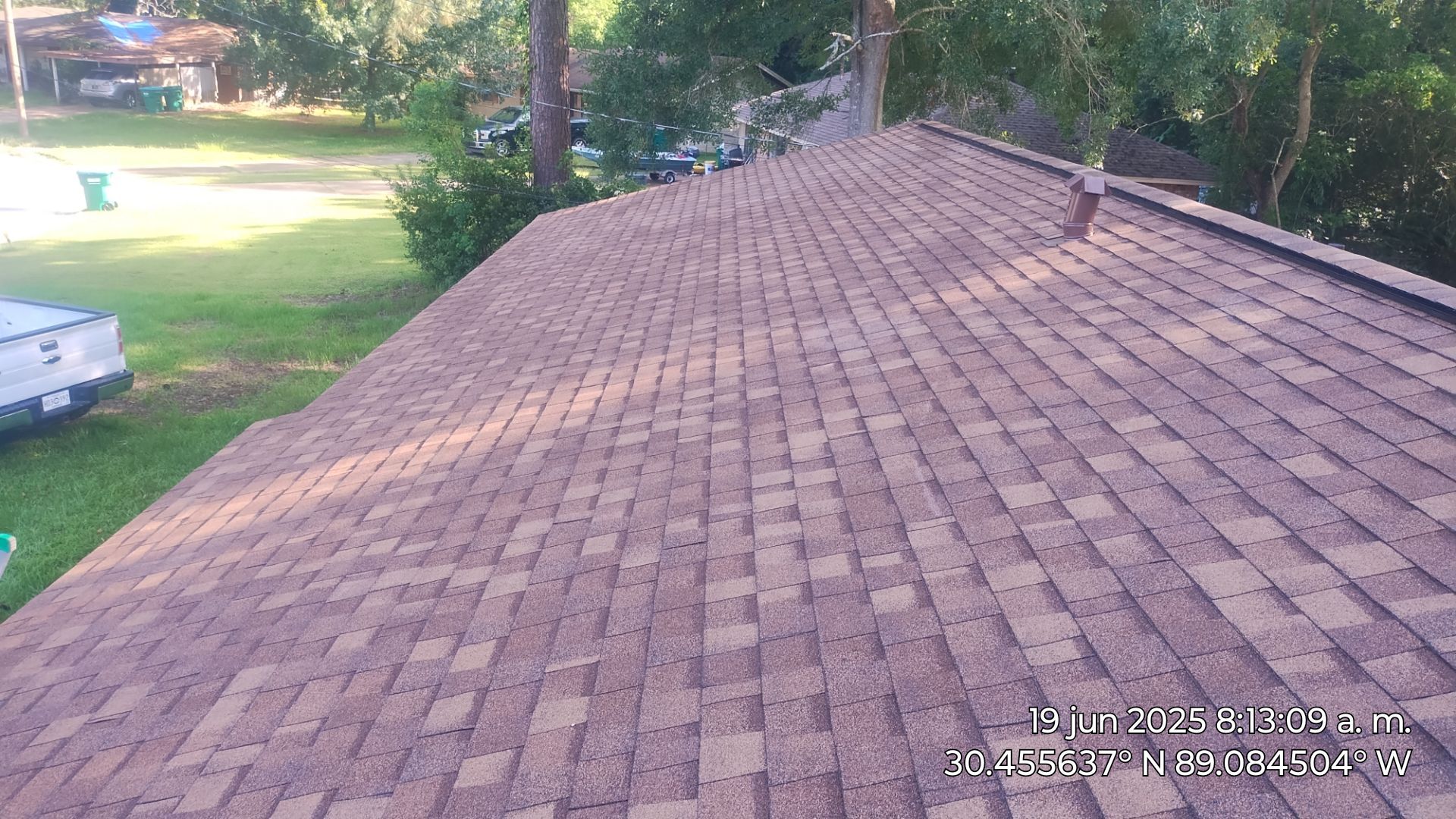 Old roof replacement by Husband Roofing & Contracting