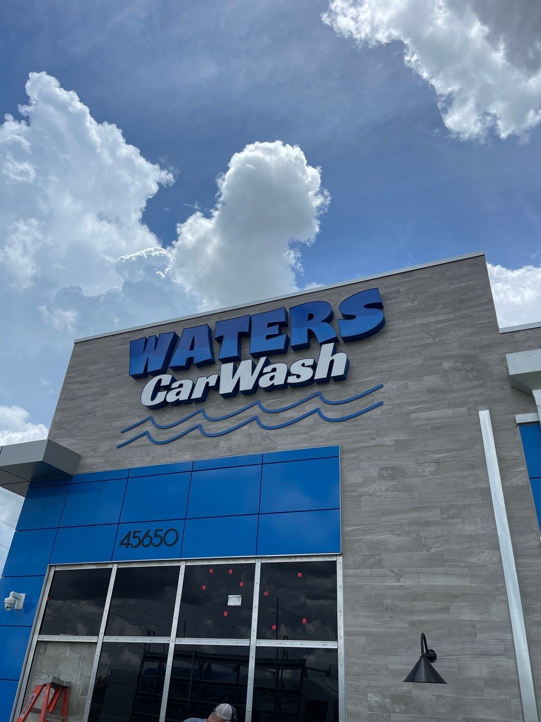 Pylon Sign and Channel Letters for Waters Car Wash by SignCrafters