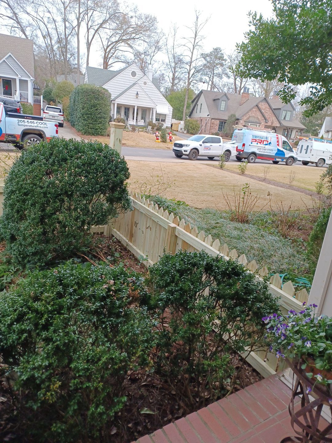 Montcrest - Fence by Pillar and Pine