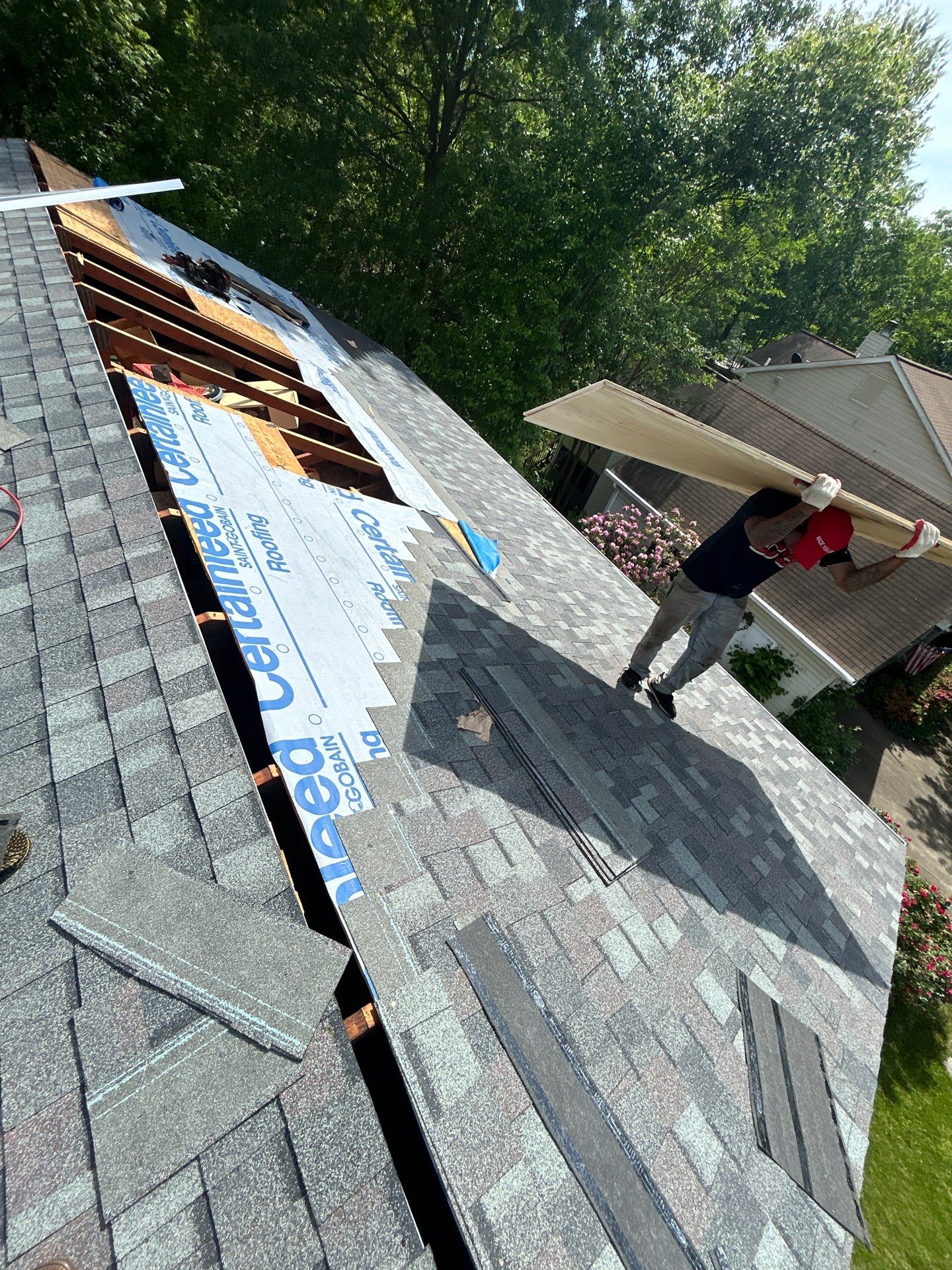 Montclair: Residential Roof Replacement with CertainTeed Landmark Pro in Max Def Colonial Slate by RM Banning, Inc.
