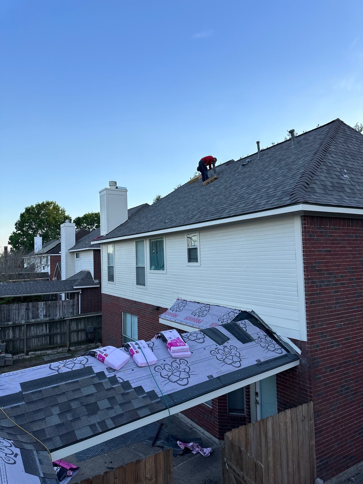 Project in Sugar Land by Motion Roofing