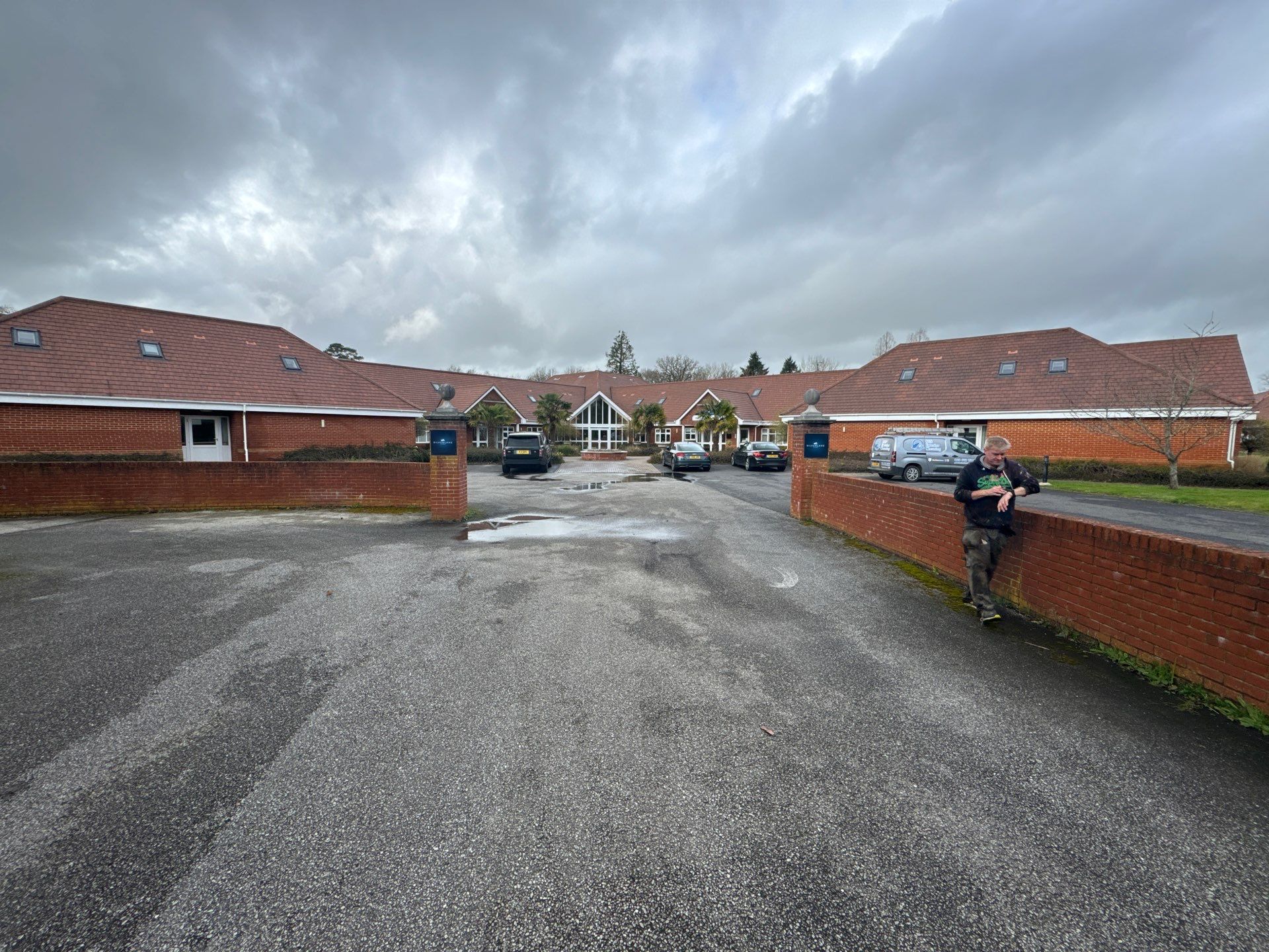 Large Care Home Roof Clean using Mosmatic FSC and Biocide by Ges Exterior Cleaning ltd