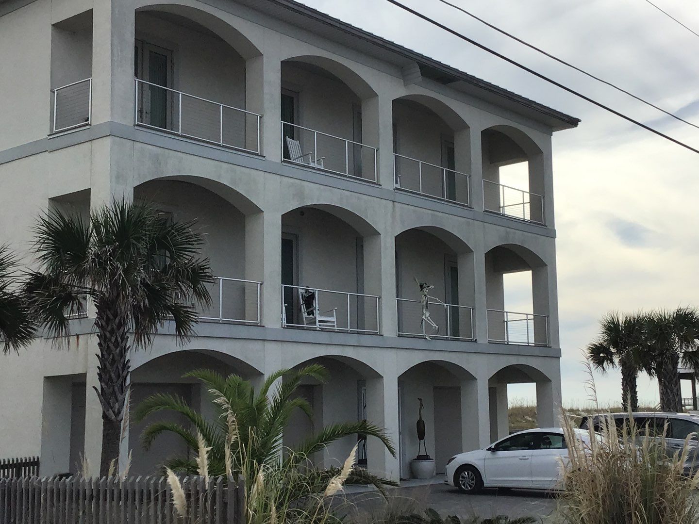 Soffit and Fascia Roof Replacement using 60' Ladders in Navarre by Gutter Professors