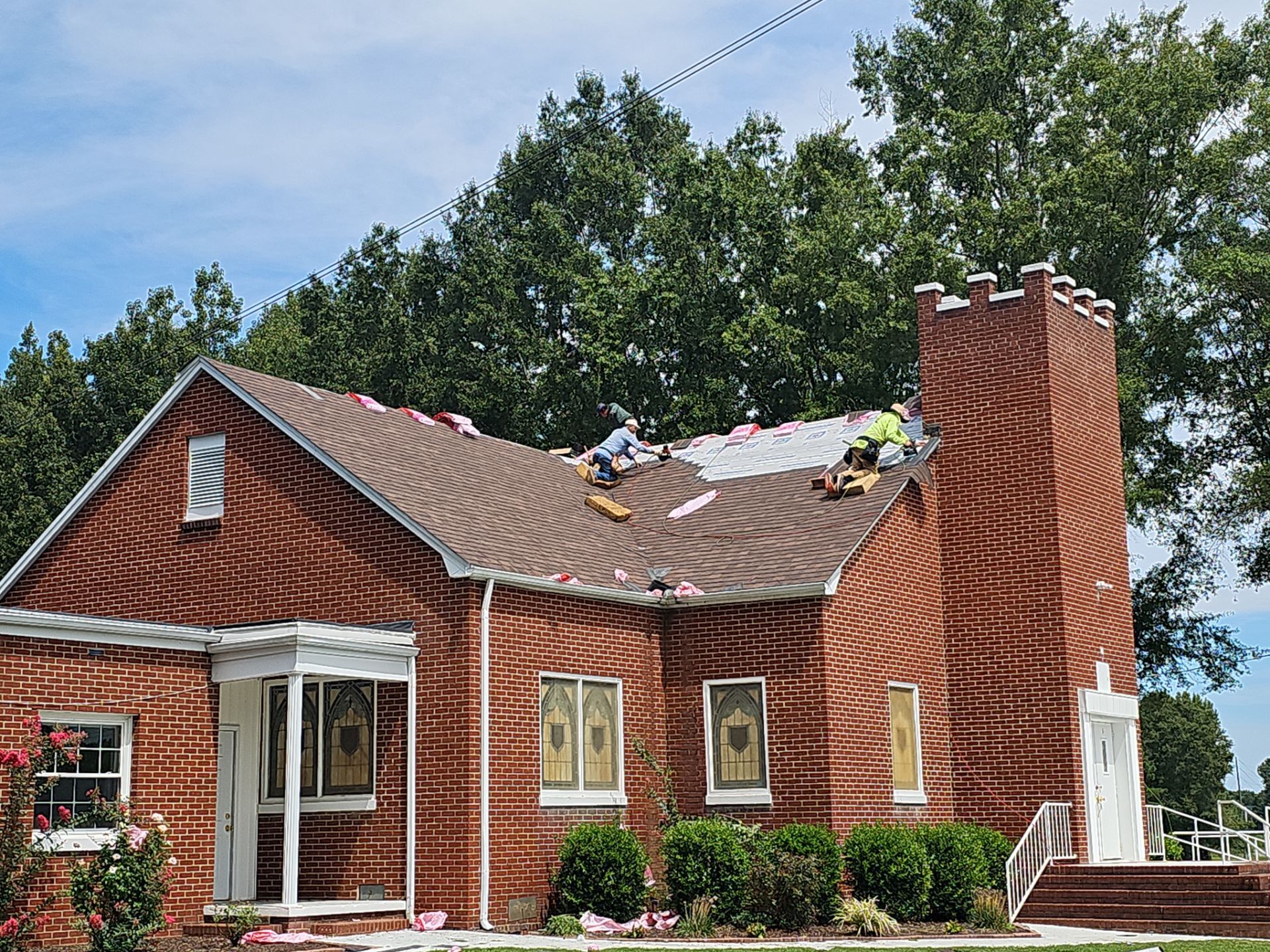 Church roof  by BROCK BUILDERS 