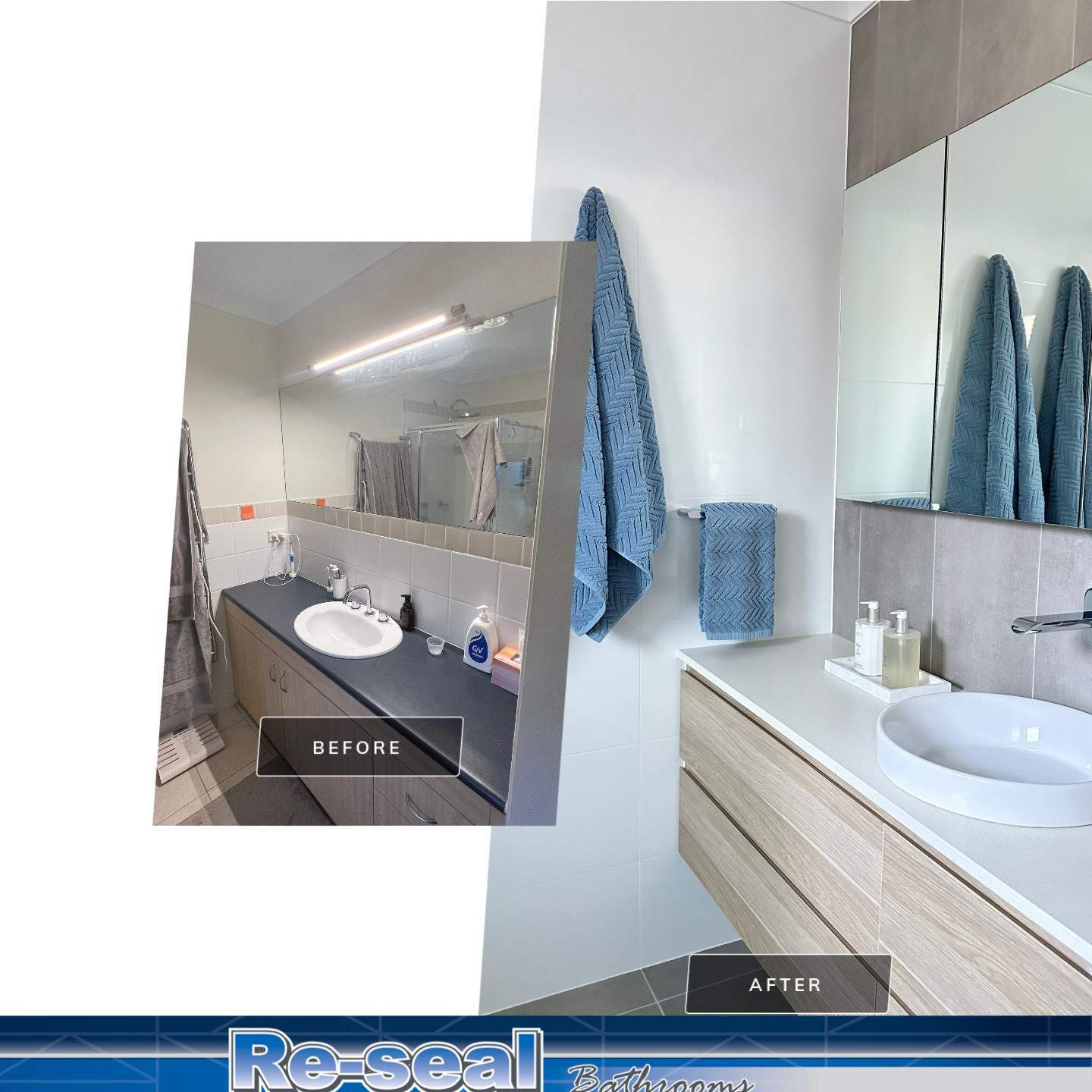 Main Bathroom, Ensuite, Toilet, Powder Room, and Laundry Renovation by Re-seal Bathrooms