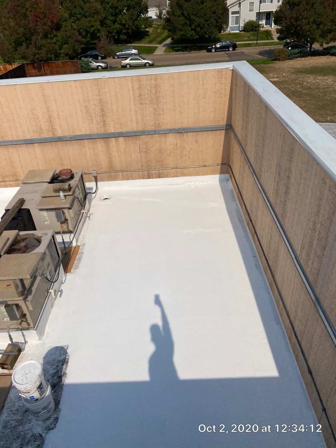 Commercial Roofing Installation using American Standard Coating - S  by A to Z Roofing