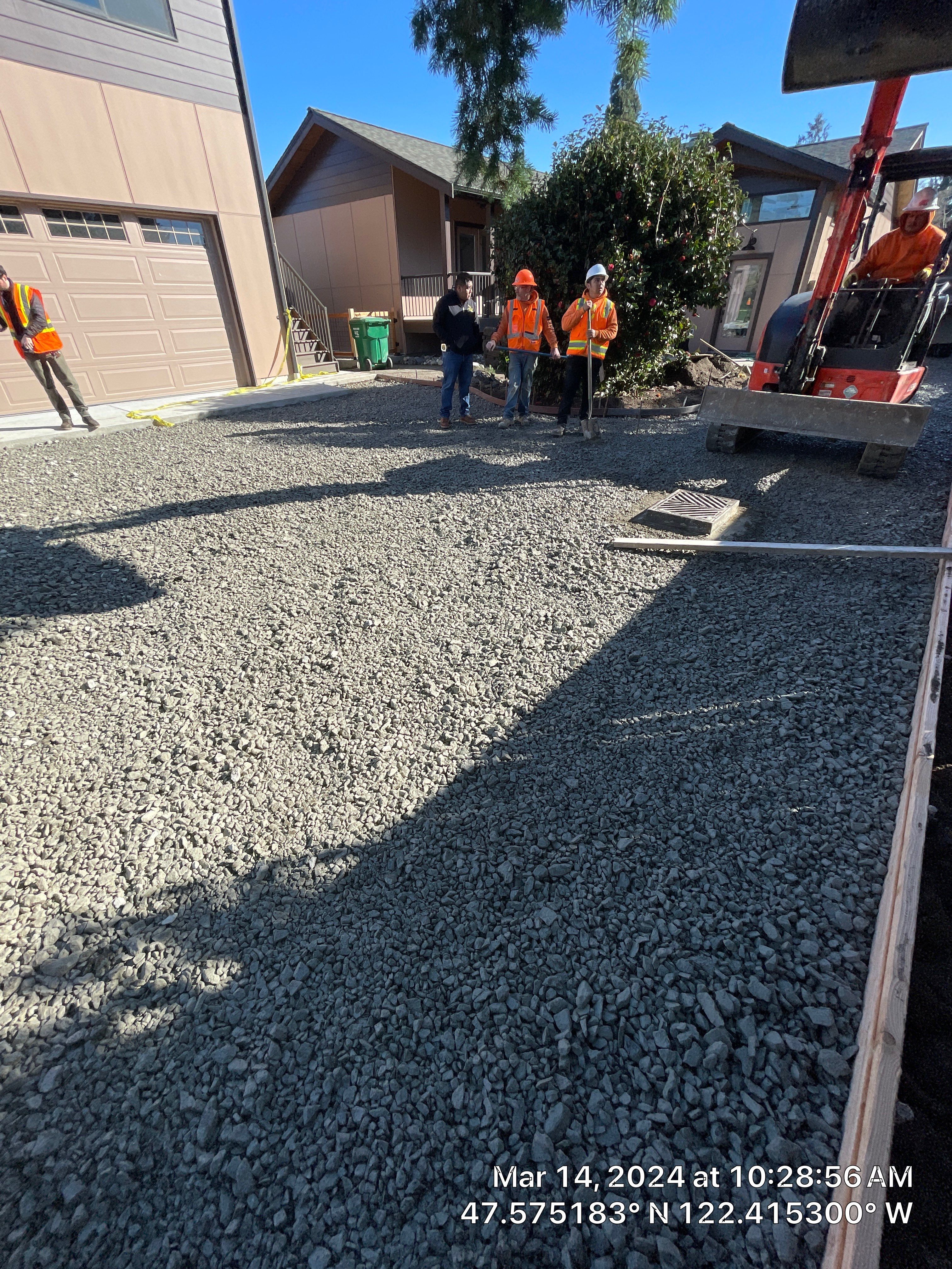 Ron | Pervious Concrete Driveway  by Jireh Asphalt & Concrete Inc 