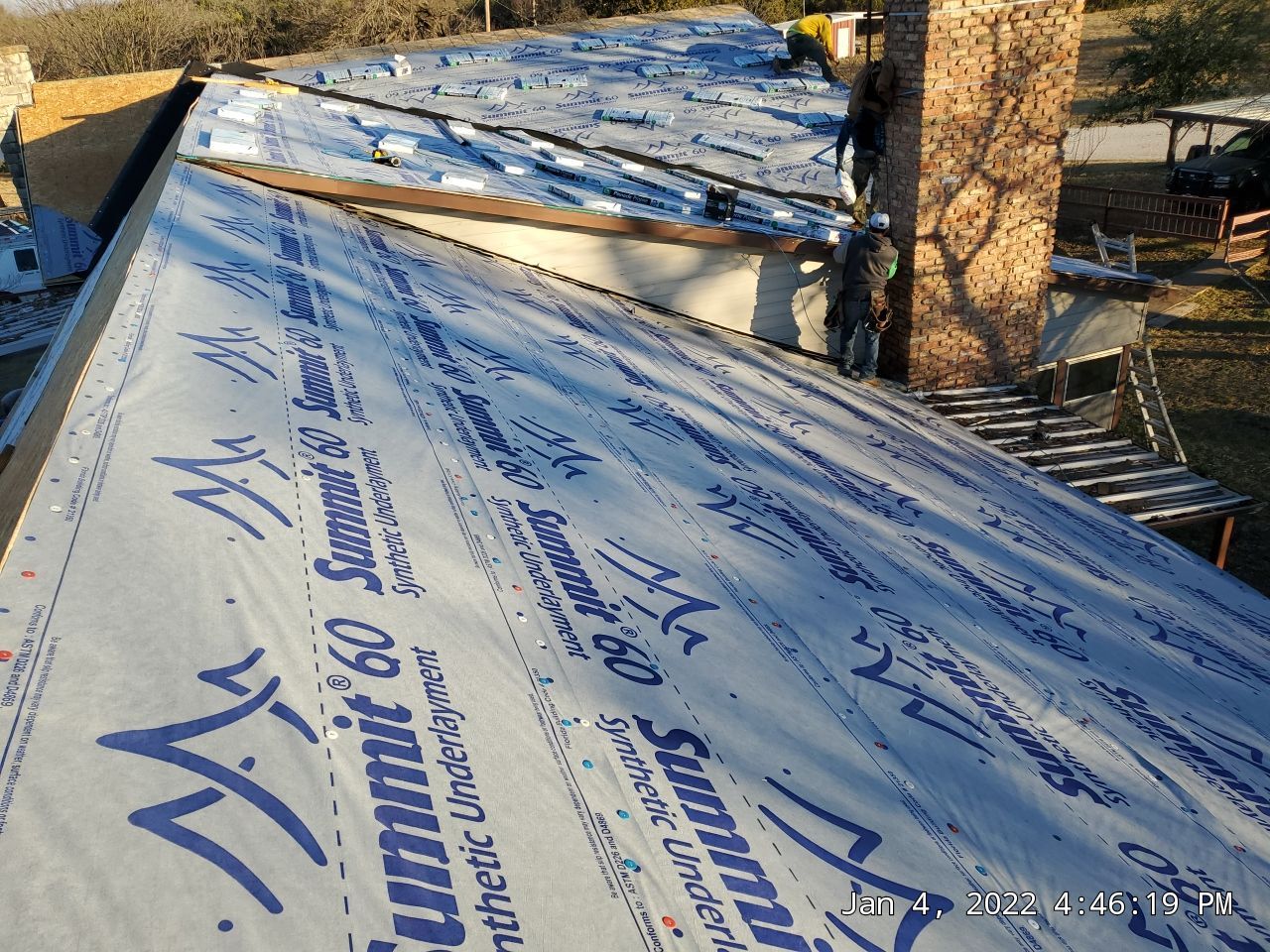 Residential Roofing Installation using ATLAS Pinnacle Pristine Shingles by Harvey Roofing & Construction