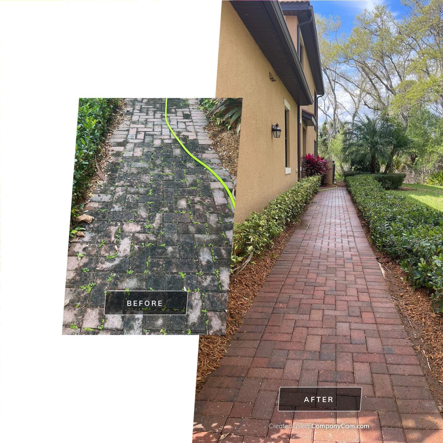HOA Paver Driveway & Sidewalk Cleaning in Sarasota National, Venice, FL | Sunshine AquaWash by Sunshine AquaWash